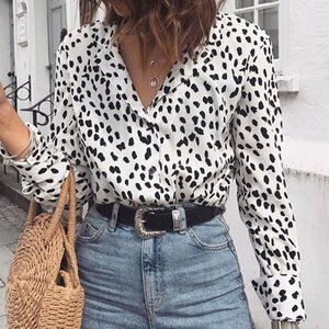 Black & White Print Top *ALL ITEMS ARE NEW FROM MY CLOSED BOUTIQUE* #9158